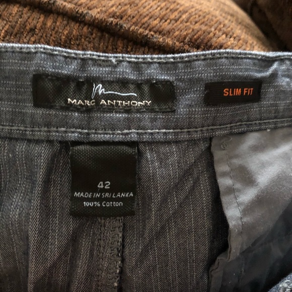 Marc Anthony slim fit flat front - Picture 2 of 7